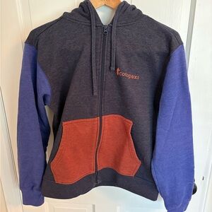 Cotopaxi Hoodie - Navy, Purple and Rust